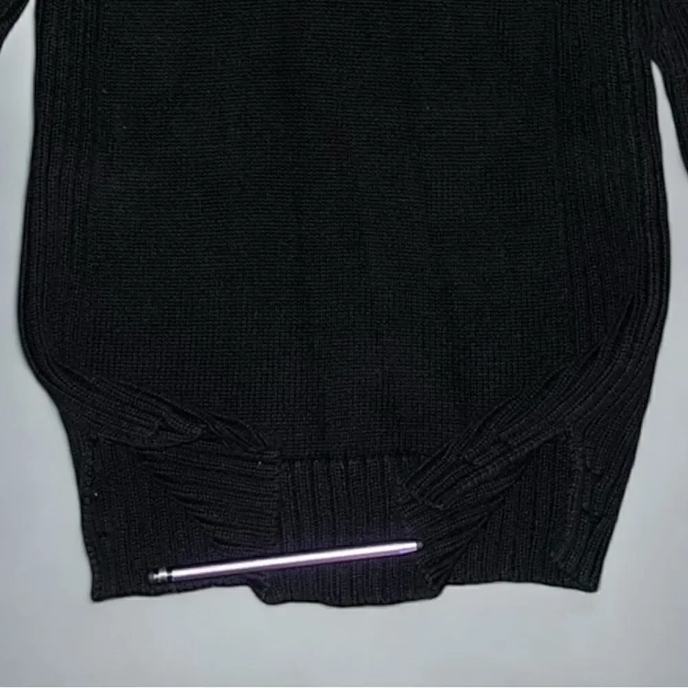 GAP l Kids Black Long-Sleeve Sweater l Flap Collar l XS l EUC